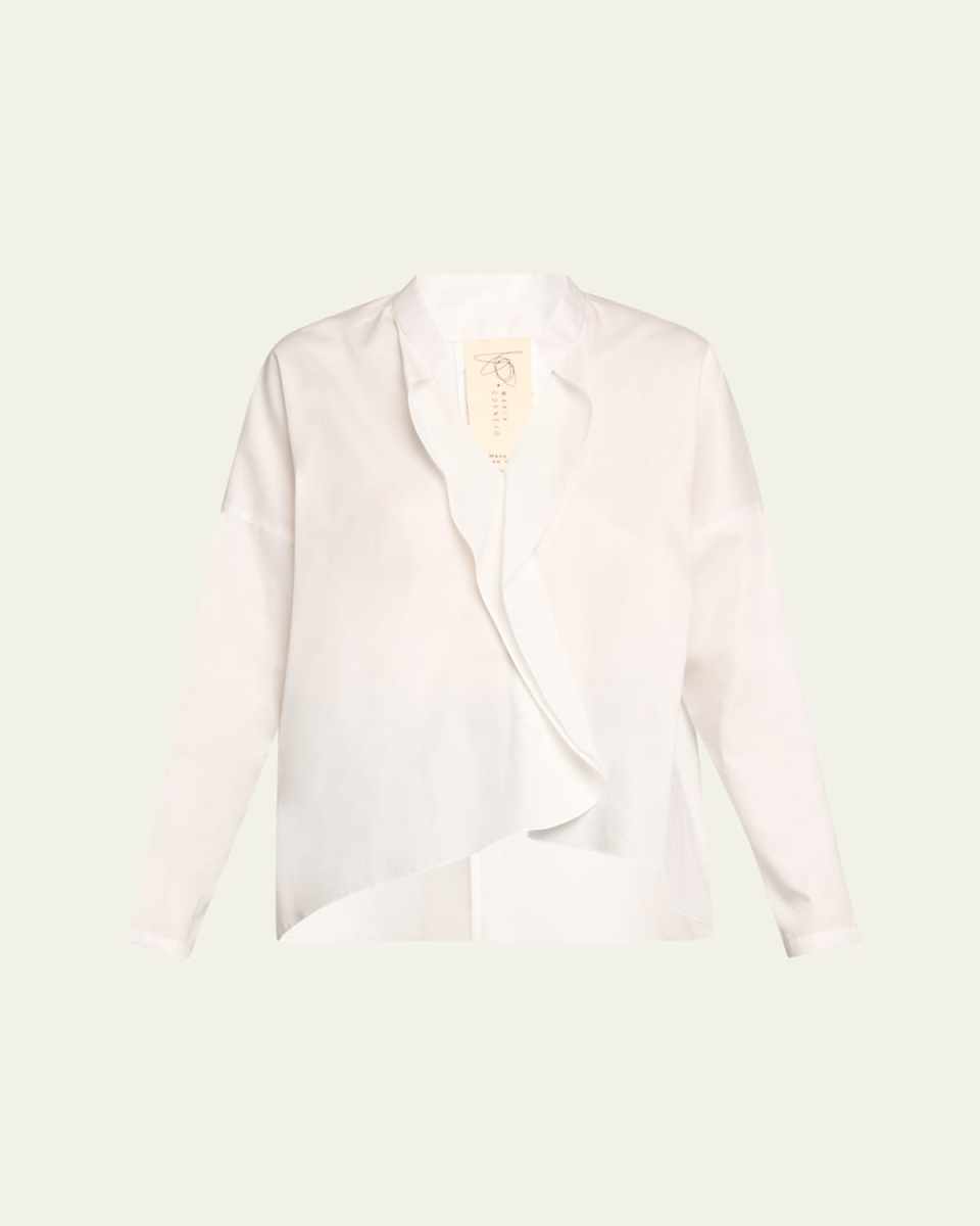 Fin Gaban Ruffle Long Sleeve Top